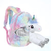 Rainbow Unicorn Plush Backpack