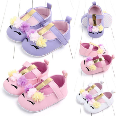 Unicorn Baby Girls Comfy Shoes