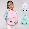Unicorn Kids Fluffy Backpack