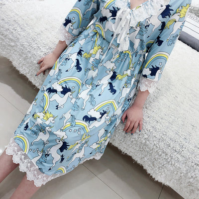 Unicorn Plus Size Dress Sleepwear