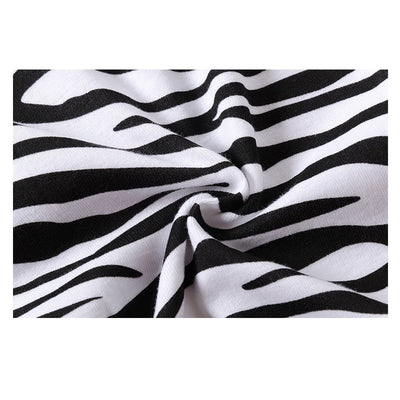 Zebra Unicorn Print Kid Clothing Set