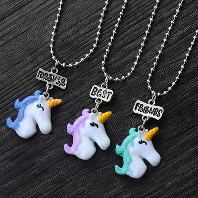 Whale/Unicorn Best Friends Necklace