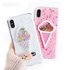 Ice Cream Glitter For iphoneX