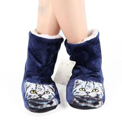 3D Cat Print Warm Home Boots - Well Pick Review