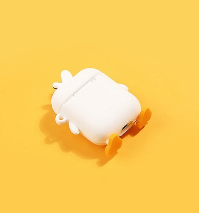 3D White Duck Airpods Case