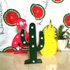 Flamingo Pineapple Cactus Coconut Tree Party LED Lamp