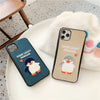 3D Embroidery Penguin iPhone Case