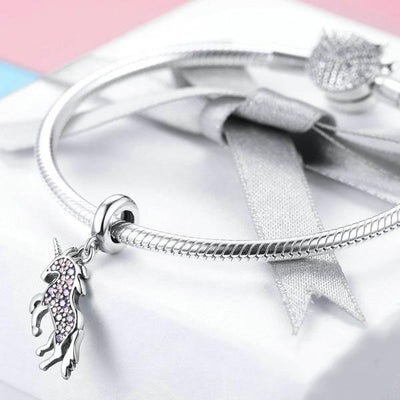 925 Sterling Silver Unicorn Dangles Charm - Well Pick Review