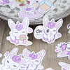 40pcs Cute Purple Unicorn Sticker - Well Pick Review