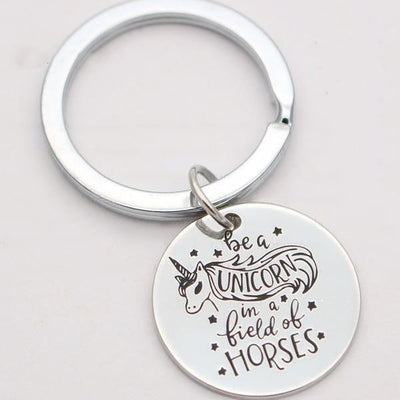 "Be a unicorn in a field of horses" Necklace & Keychain - Well Pick Review