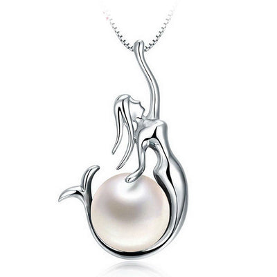 925 Sterling Silver Mermaid With Pearl Necklace - Well Pick Review