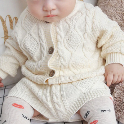 Baby Sweater Cardigan/Clothing Suit