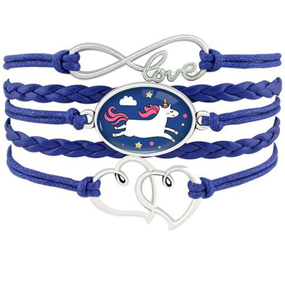 Free - Unicorn Love Leather Bracelets