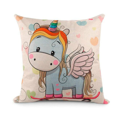 Free - Unicorn Linen Cushion Cover