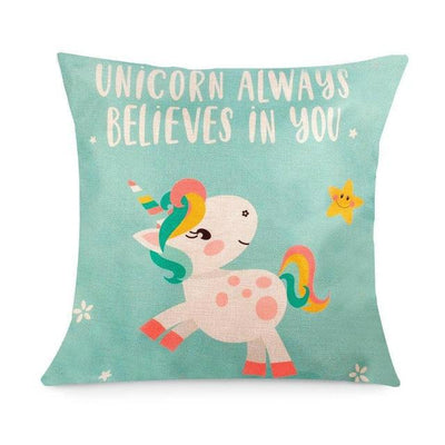 Unicorn Linen Cushion Cover
