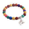 Unicorn Charm Beads Bracelet