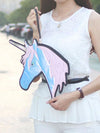 Holographic Unicorn Clutch Bag