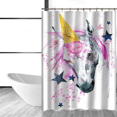 Magical Unicorn Durable Shower Curtain