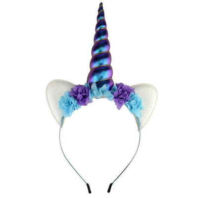 Glitter Metallic Unicorn Horn Headband