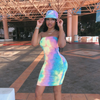 Colorful Tie-Dye Bodycon Dress - Well Pick Review