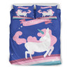 Pink Tail Unicorn Bedding Set