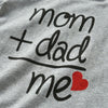MOM + DAD = ME Baby Jumpsuit