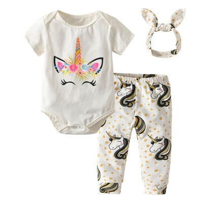 3pcs Unicorn Baby Girls Clothing Set - Well Pick Review