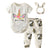 3pcs Unicorn Baby Girls Clothing Set