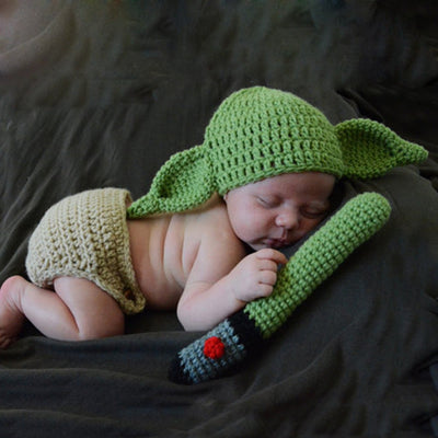 Yoda Baby Crochet Toddler Outfit