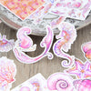 24Pcs/Set Pink Purple Mermaid in Sea Stickers - Well Pick Review