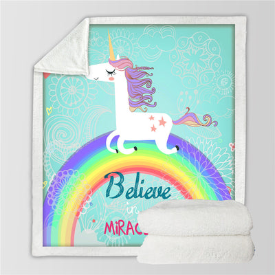 " Unicorns Believe In Miracles " Blanket - Well Pick Review