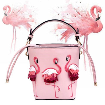 Flamingo Bucket Bag