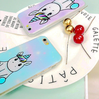Cartoon Unicorn Multicolored Phone Case - Well Pick Review