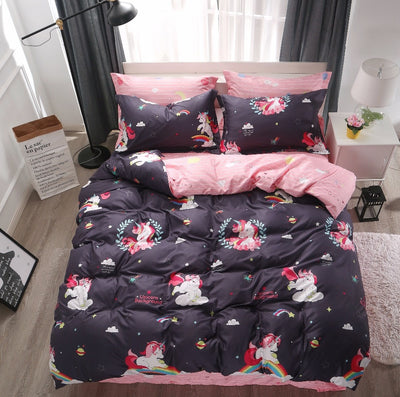 Unicorn/Flamingo Bedding Set
