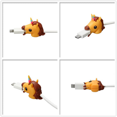 Unicorn Head USB Cable Cover