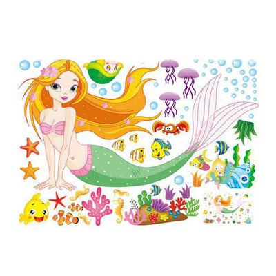 Cartoon Mermaid Removable Wall Sticker - Well Pick Review