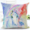 Free - Colorful Unicorn Cushion Cover