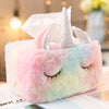 Rainbow Unicorn Plush Tissue Box Cover