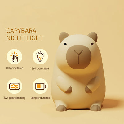 Capybara Silicone Night Light