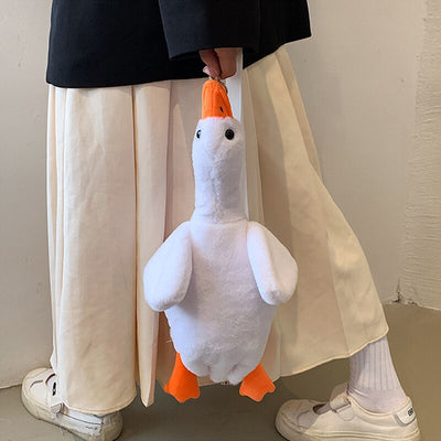 Large Plush Duck Messenger Bag