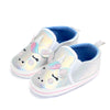 Silver Unicorn Baby Shoes
