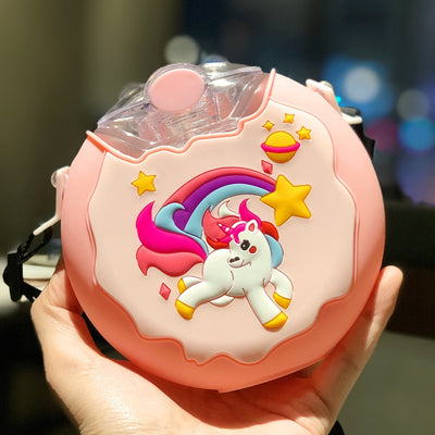 Cute Unicorn Donut Water Bottle