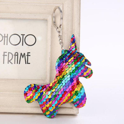 Cute Unicorn Sequins Keychain - Well Pick Review