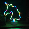 Unicorn LED Neon Night Light