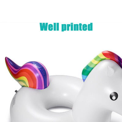 Inflatable Unicorn Swimming Ring Pool Float