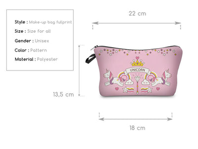Unicorn Princess Cosmetic Bag