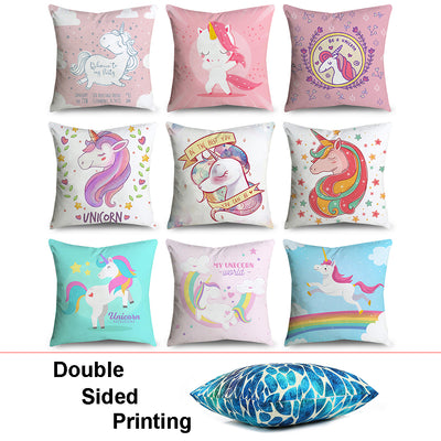 Double-Sided Print Unicorn Pillowcase