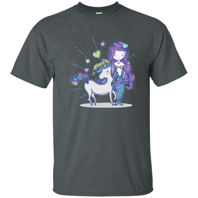 Mermaid Queen & Her Unicorn T-shirt
