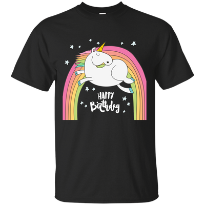 Rainbow Chubby Unicorn t-shirt