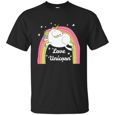 Rainbow Chubby Love Unicorn T-shirt